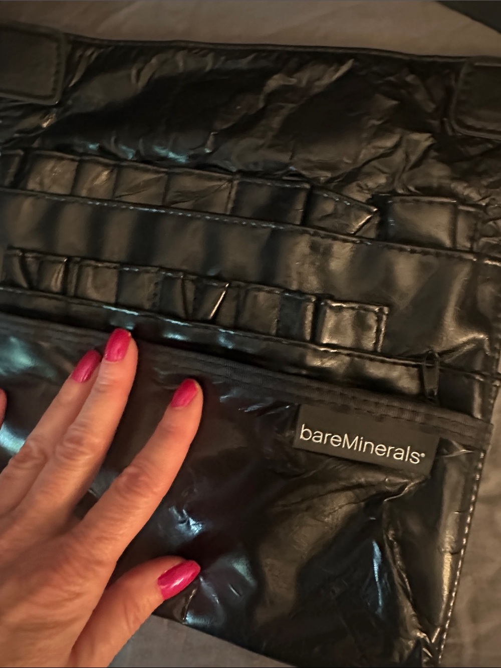💄 bareMinerals MUA Black Vegan Leather Crossbody